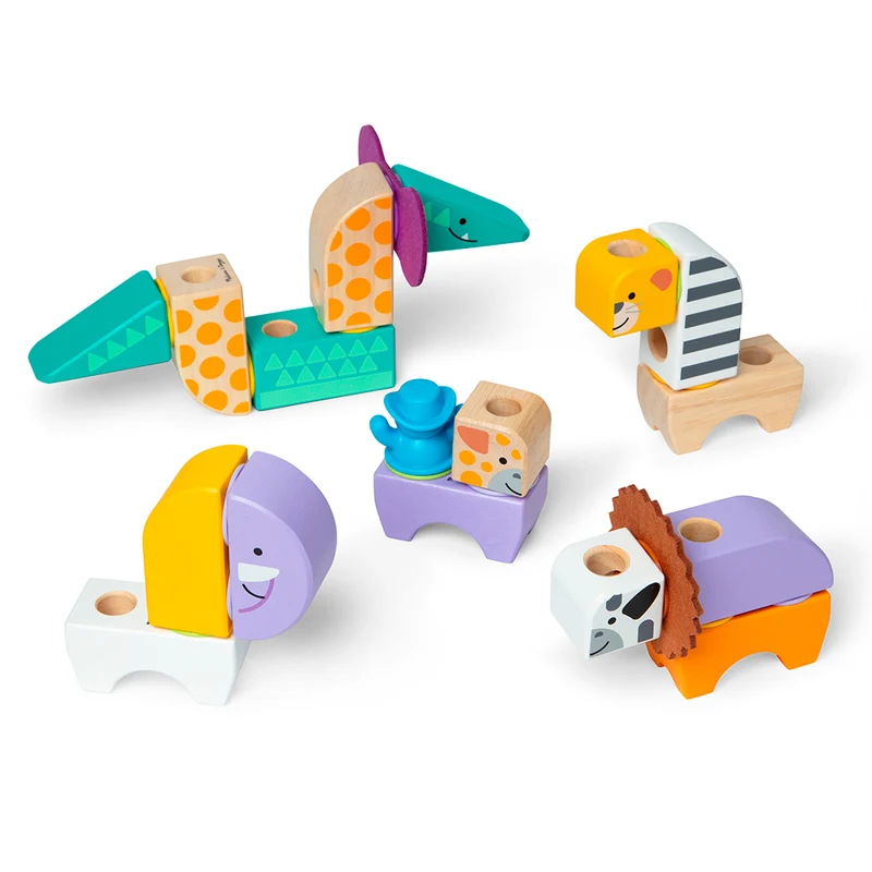 Blockables - Kit de jeu Safari 34 pièces