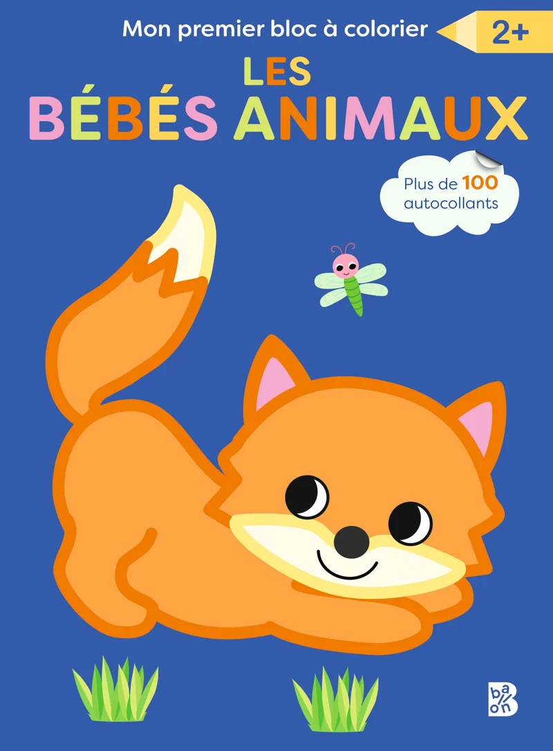 Les bébés animaux Mon premier bloc à colorier