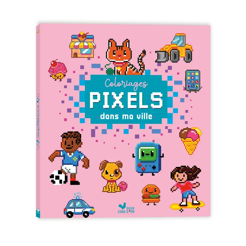 Coloriages pixels Dans ma ville