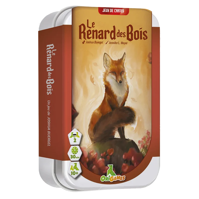Le renard des bois Boite de métal