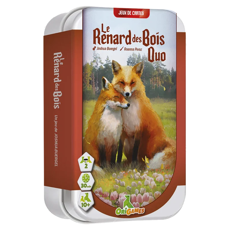 Le renard des bois Duo Boite de métal