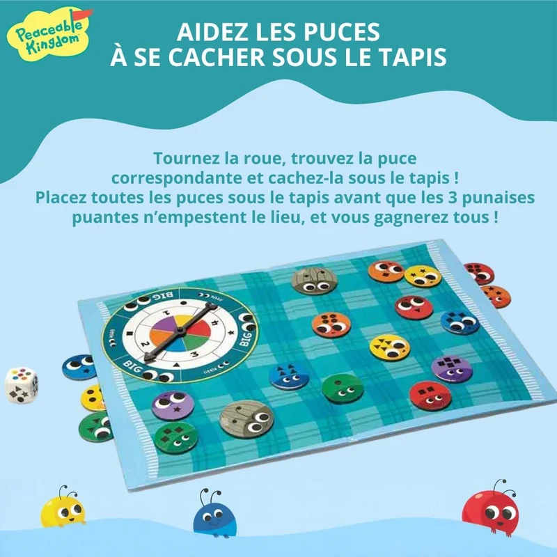 À l'abri sous le tapis