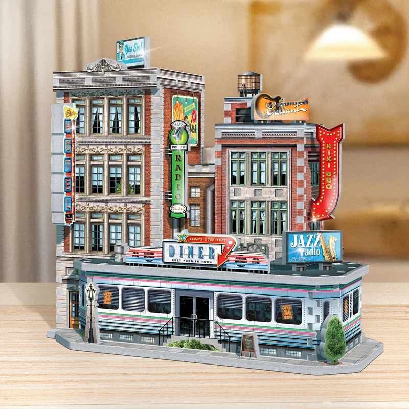 Wrebbit 3D Station-service des années 50