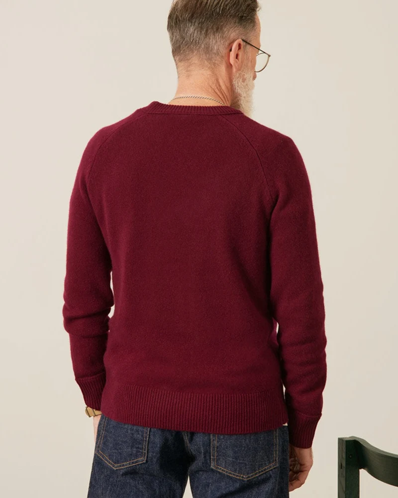 Merci - Pull Boxy En Cachemire - Bordeaux
