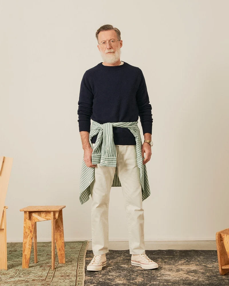 Merci - Pull Boxy En Cachemire - Bleu Marine
