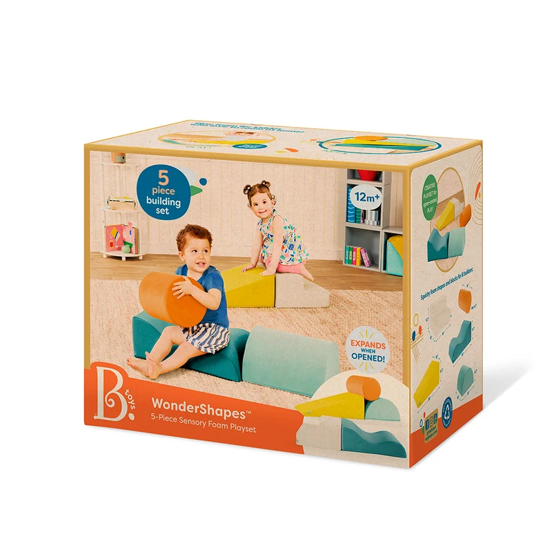 B. Ensemble de jeu en mousse sensorielle 5 pièces