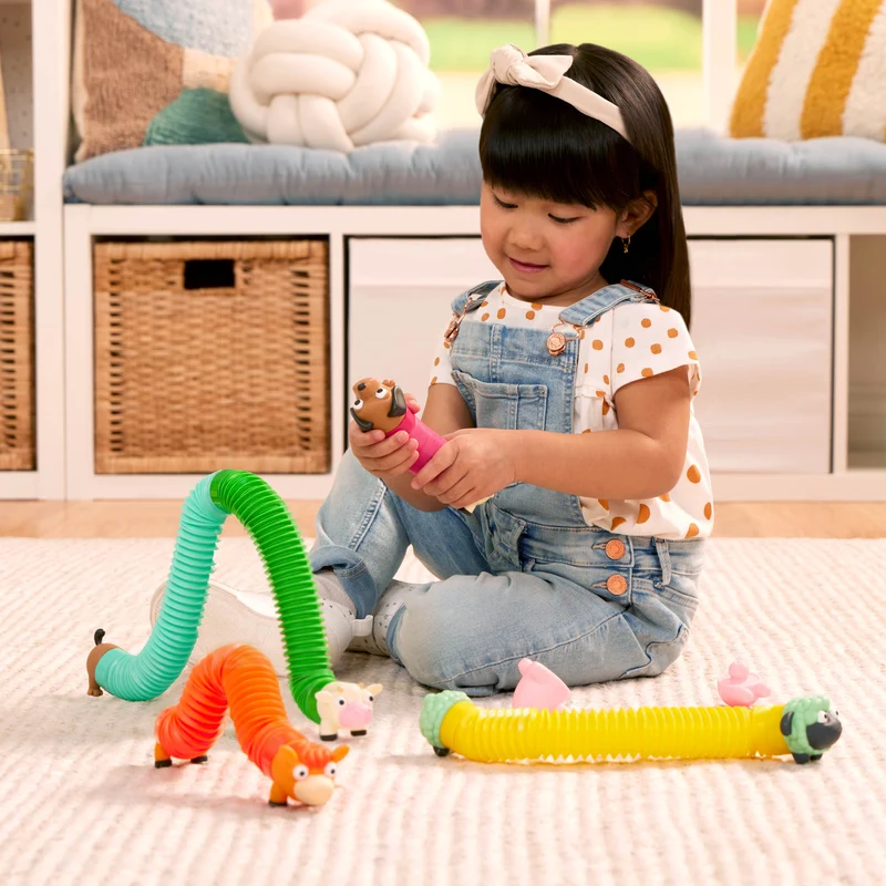 Battat Ens. de tubes sensoriels Li'l Barn Buddies