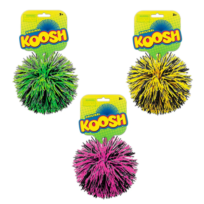 Koosh - Balle néon 7,6 cm, assortiment