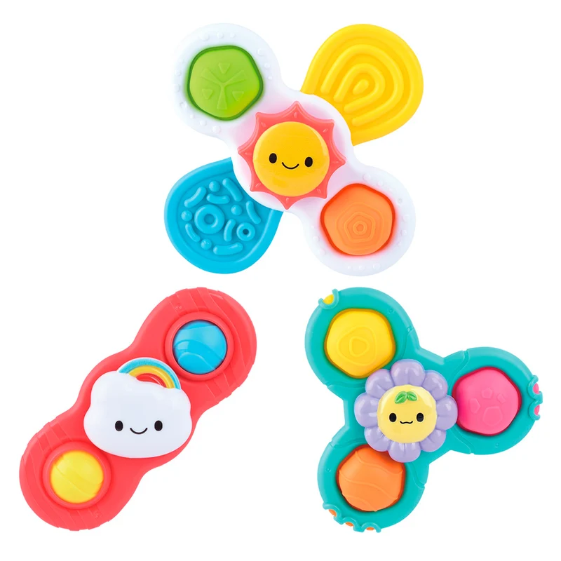 Play - Trio de toupies à ventouse