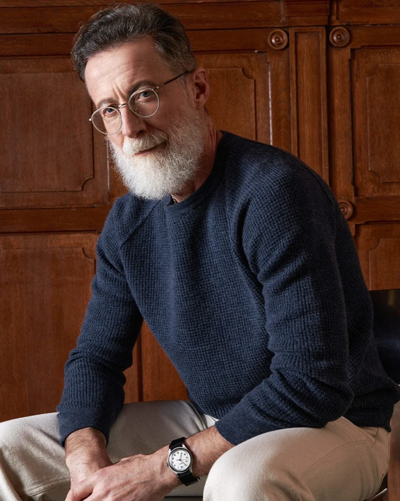 Merci - Pull En Laine - Bleu