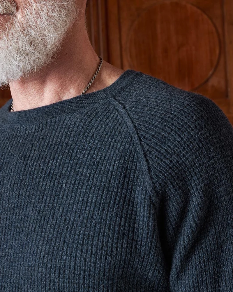 Merci - Pull En Laine - Bleu