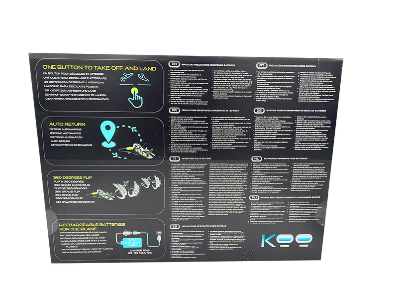 Kaboom - Avion téléguidé 25.5 cm, assortiment