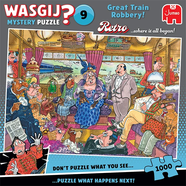 Wasgij Mystery Retro #9 Super cambriolage du train