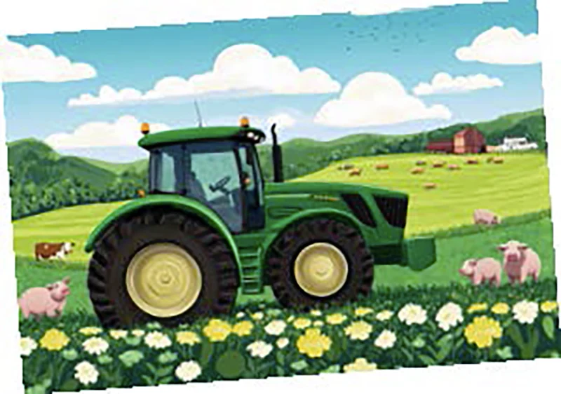 Stick'N Fun - 5 Mosaïques - La vie à la ferme