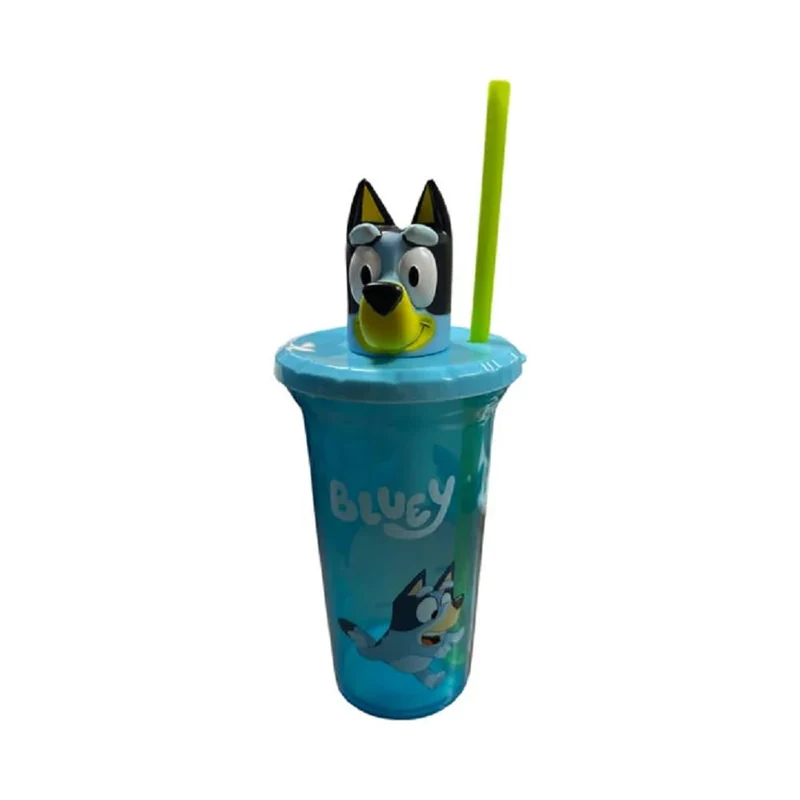 Bluey gobelet avec paille