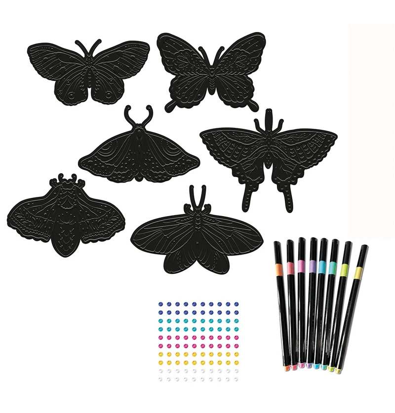 Artissimo 10 crayons pastels Papillons flamboyants