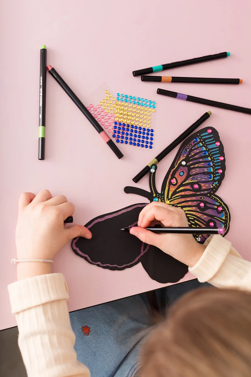 Artissimo 10 crayons pastels Papillons flamboyants