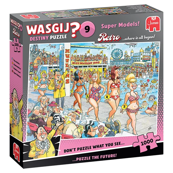Wasgij Destiny Retro #9 Top Modèles, 1000 pièces