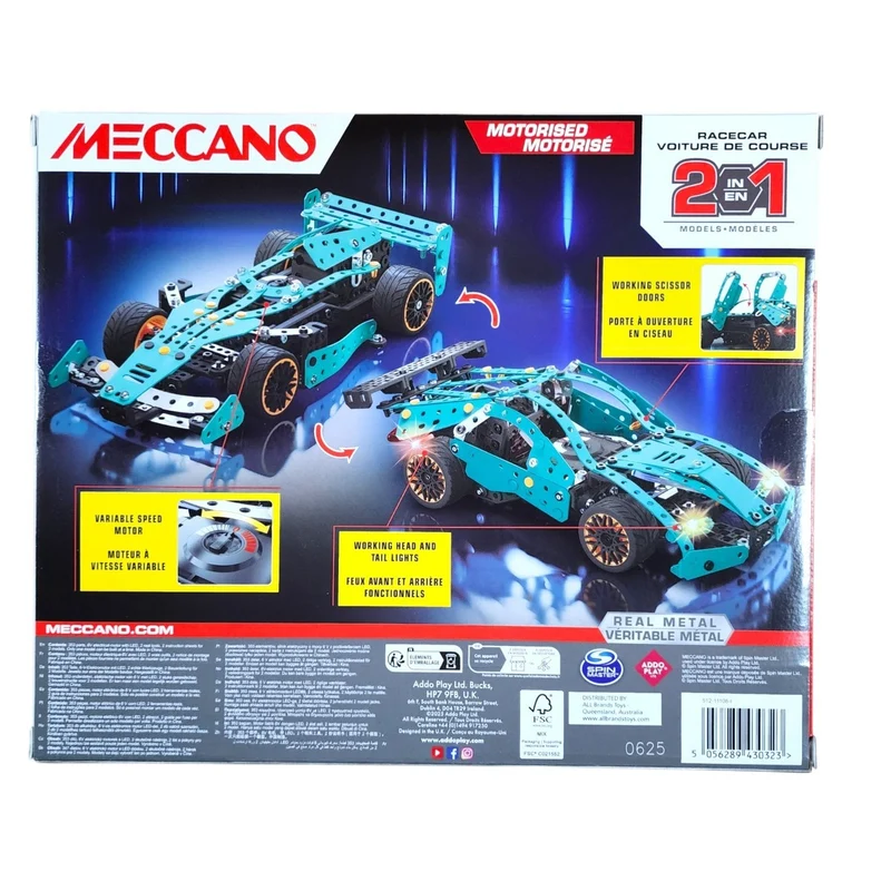 Meccano 2 en 1 Supercar