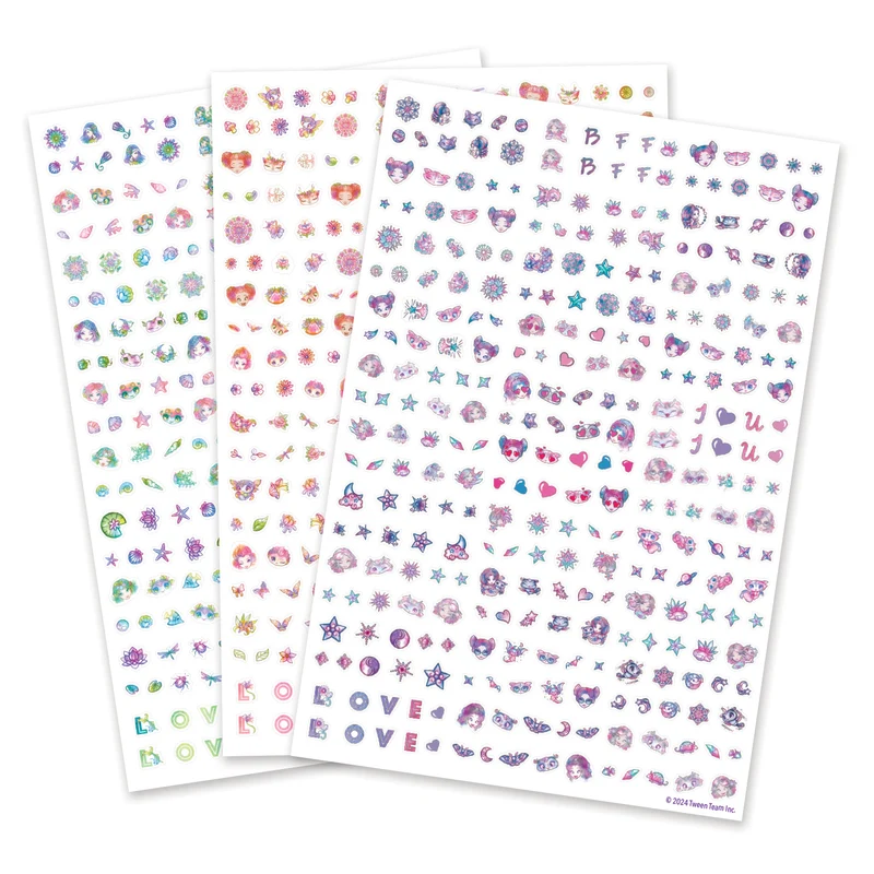 Autocollants pour les ongles assortis
