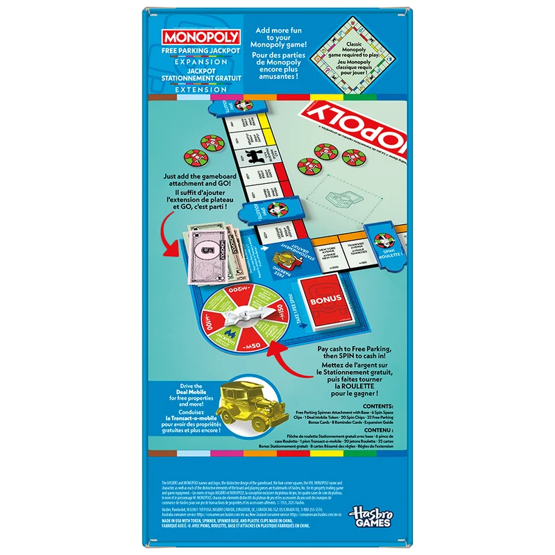 Monopoly Extension stationnement gratuit Jackpot