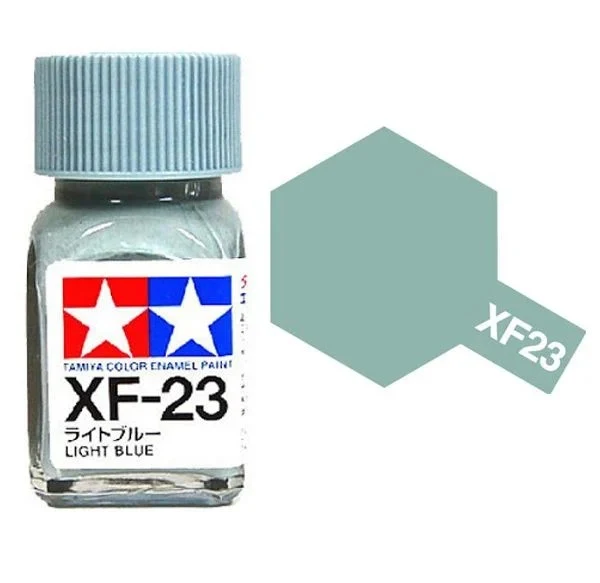 Peinture à l'huile light blue EXF23