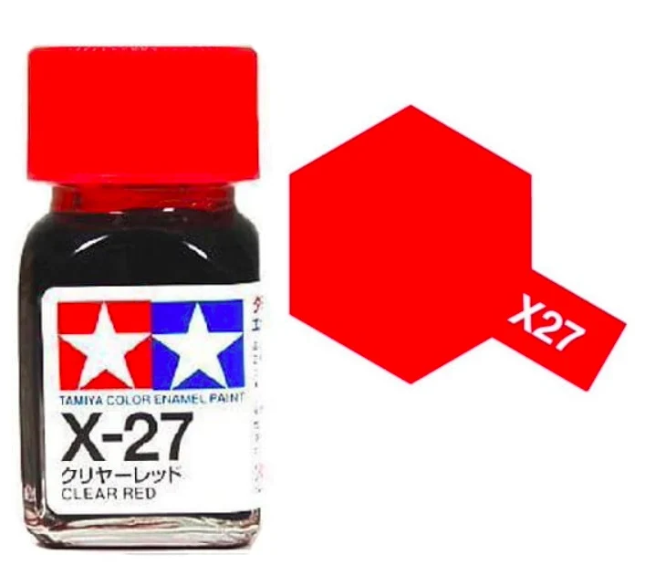 Peinture à l'huile clear red EX27