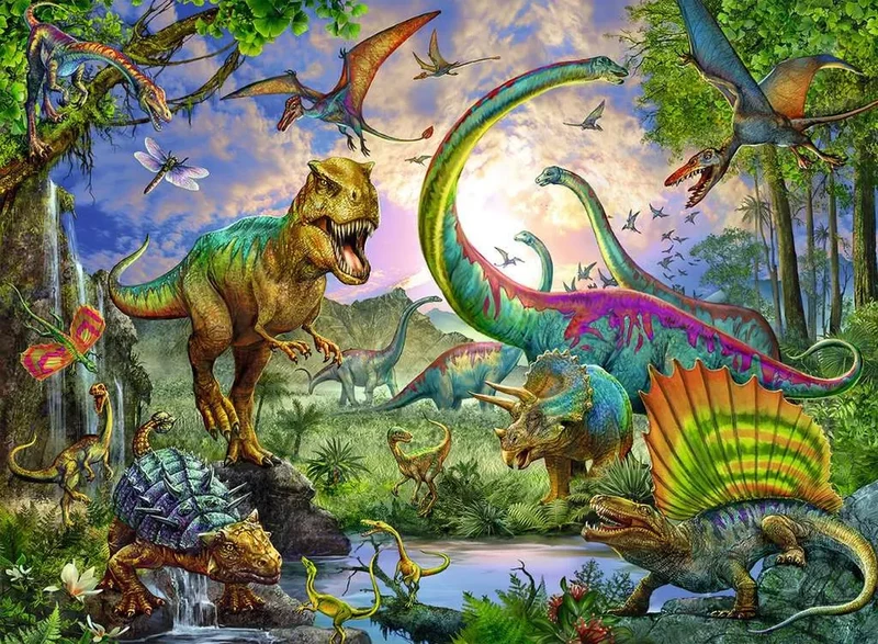 Amie dinosaures 24 pièces plancher