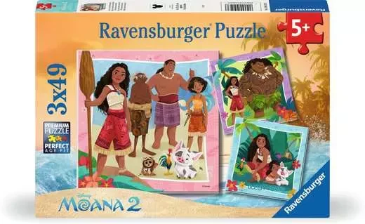 Moana 2 vers de nouvelles aventures, 3x49 pièces