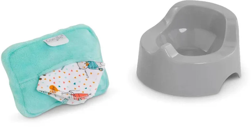 Corolle - Pot et lingette pour poupée 30 et 36 cm