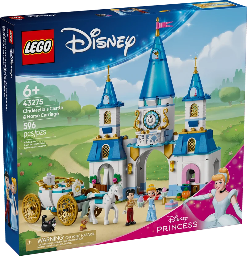 Le château et la calèche de Cendrillon