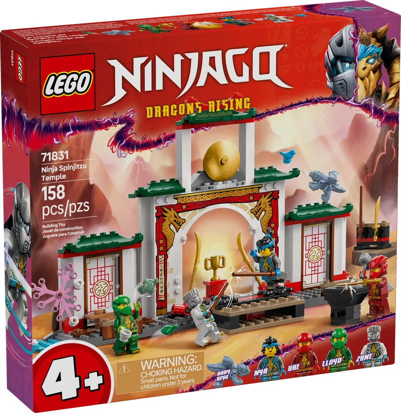 Le temple de Spinjitzu des ninjas