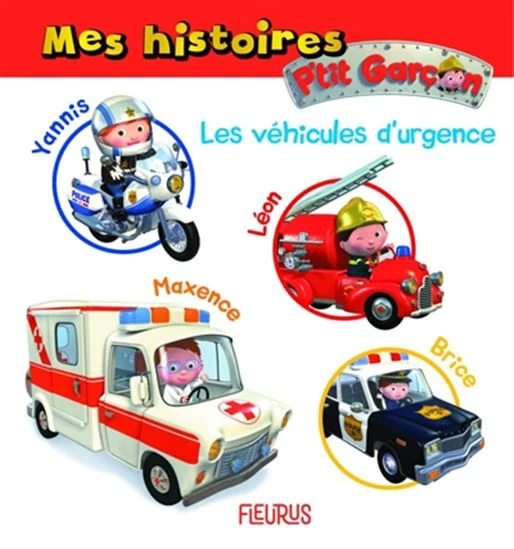 P'tit Garçon Les véhicules d'urgence