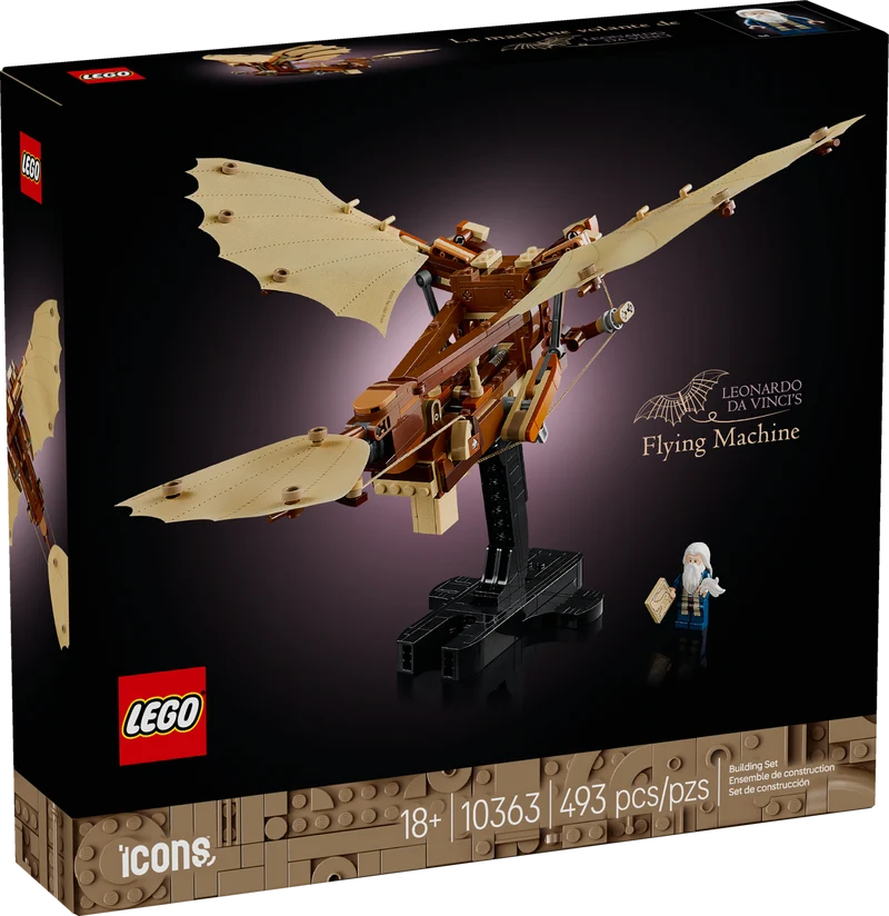 La machine volante de Leonardo da Vinci