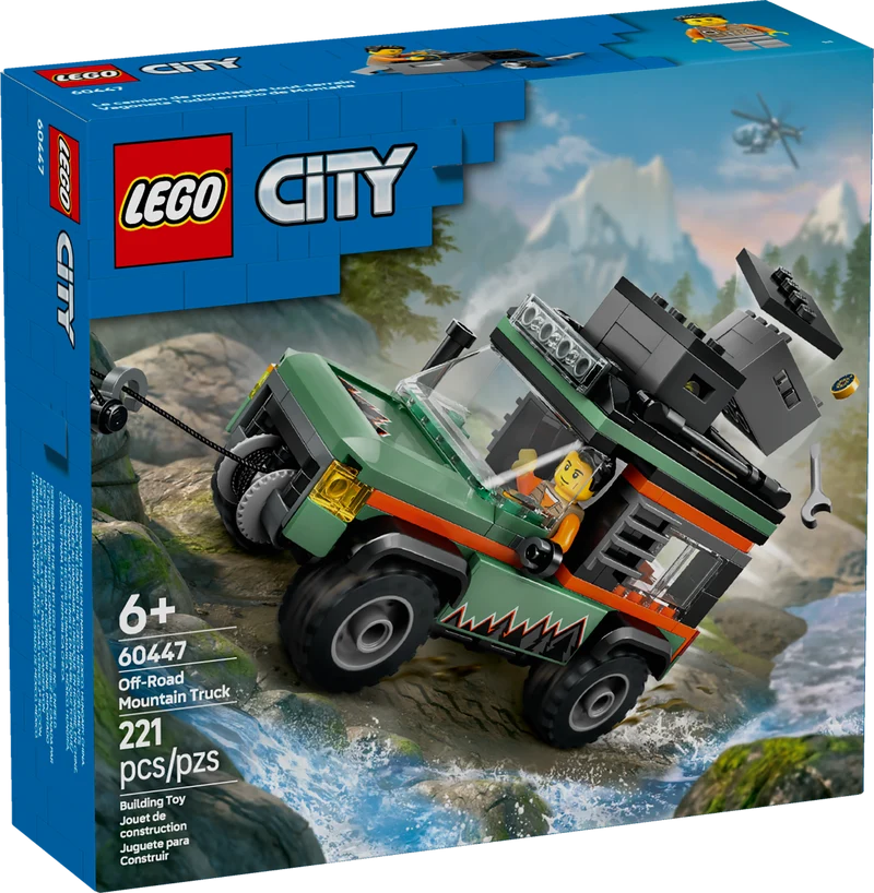 Le camion de montagne 4x4 tout-terrain