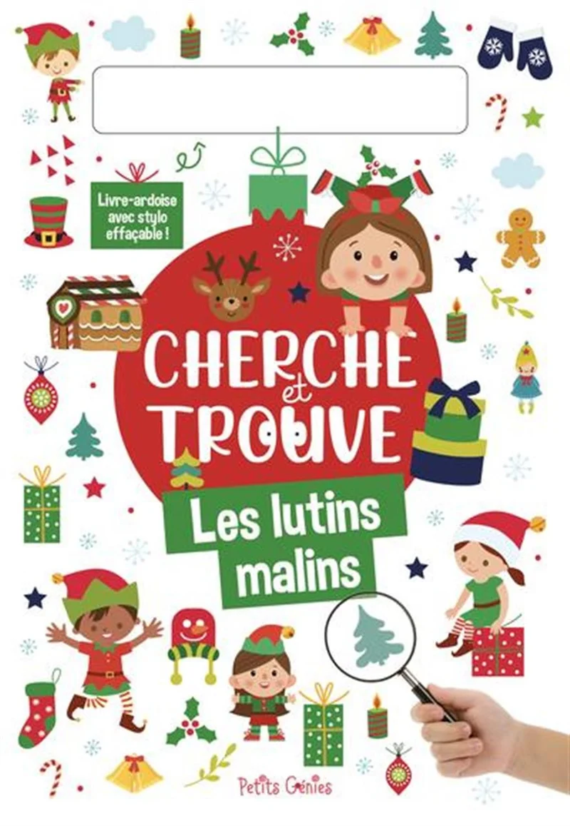 Cherche et trouve effaçable: Les lutins malins