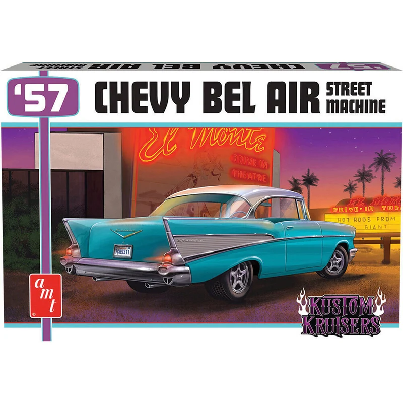 Modèle à coller 57 chevy bel air street 1/25