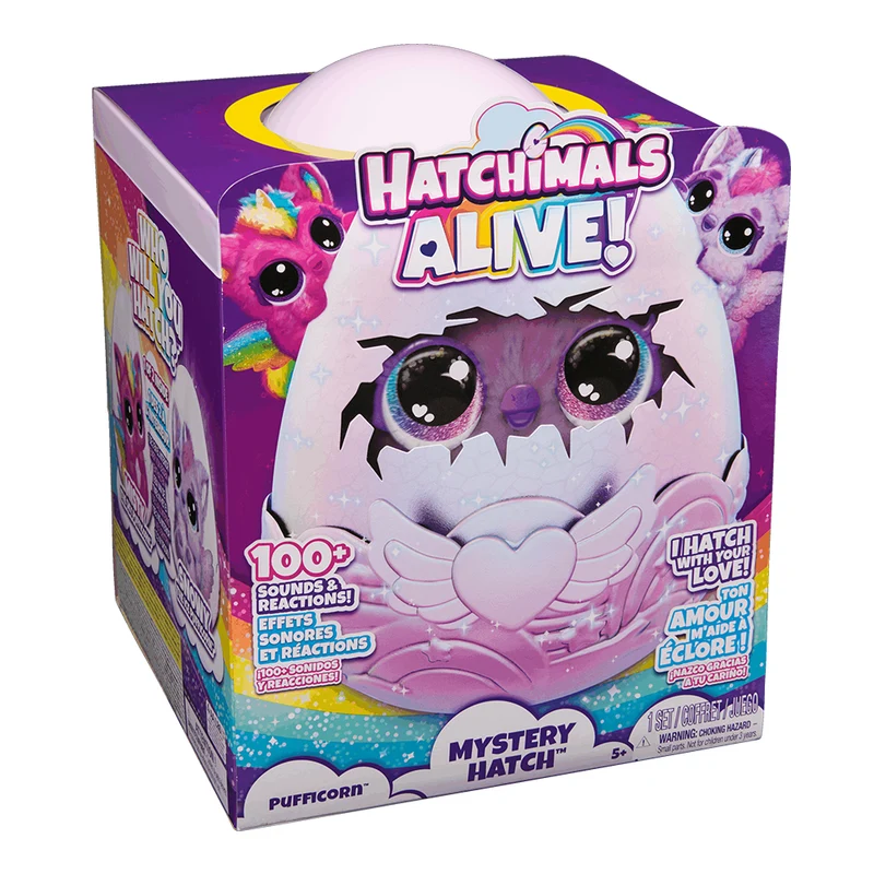 Hatchimals Alive - Éclosion mystère Pufficorn