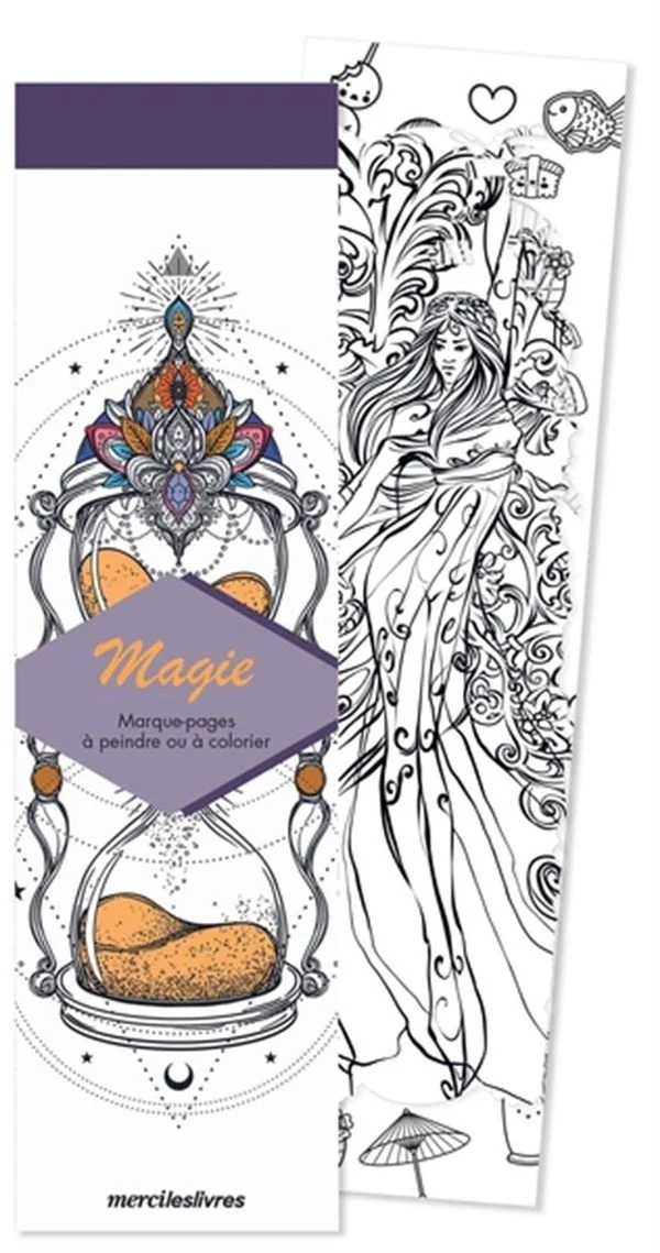 Magie Marque-pages à peindre ou à colorier