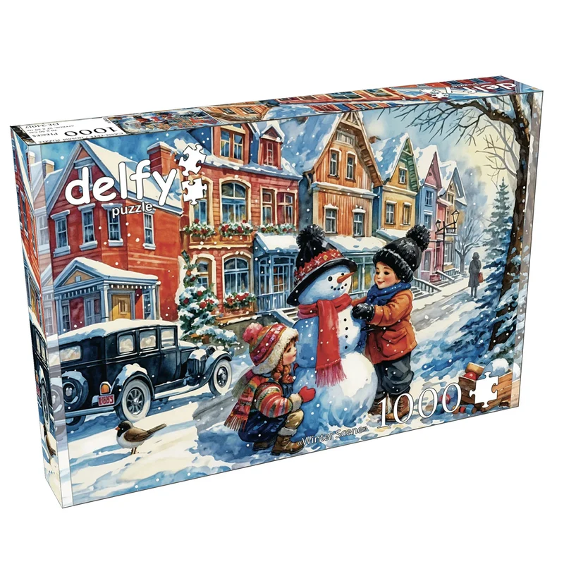 Scène d'hiver, 1000 pièces