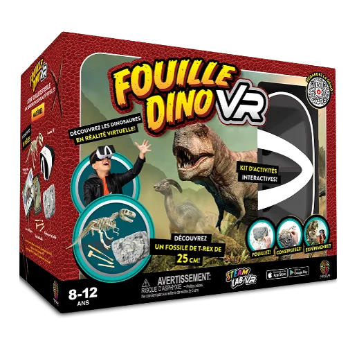 Dino-dig VR (réalité virtuelle)