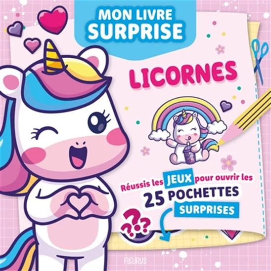 Licornes Mon livre surprise