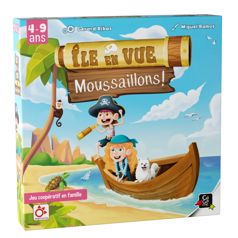 Île en vue, moussaillons