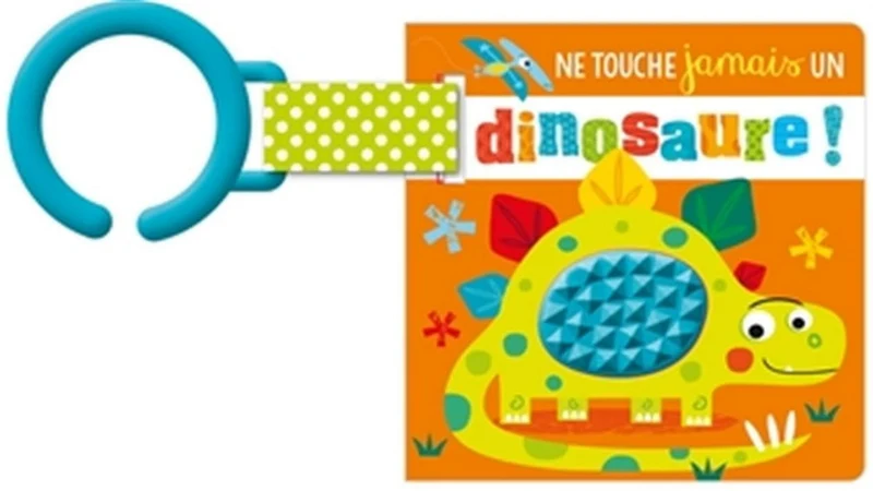 Ne touche jamais un dinosaure ! Livre poussette