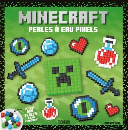 Minecraft Coffret perles à eau pixels