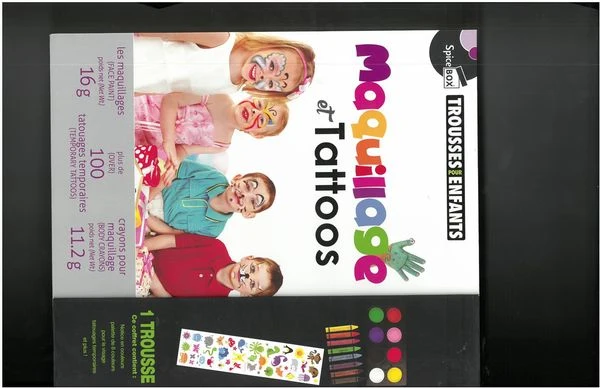 Coffret Maquillages et tattoos