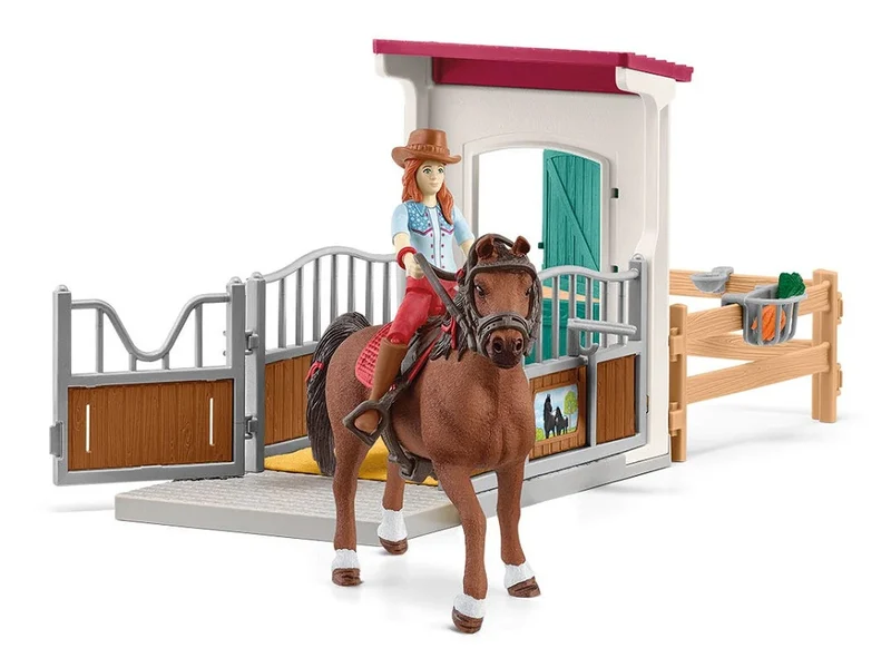 Figurine Boxe à chevaux avec Hannah et Cayenne