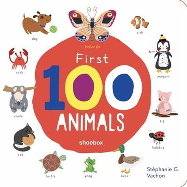 My first 100 animals (Livre anglais)
