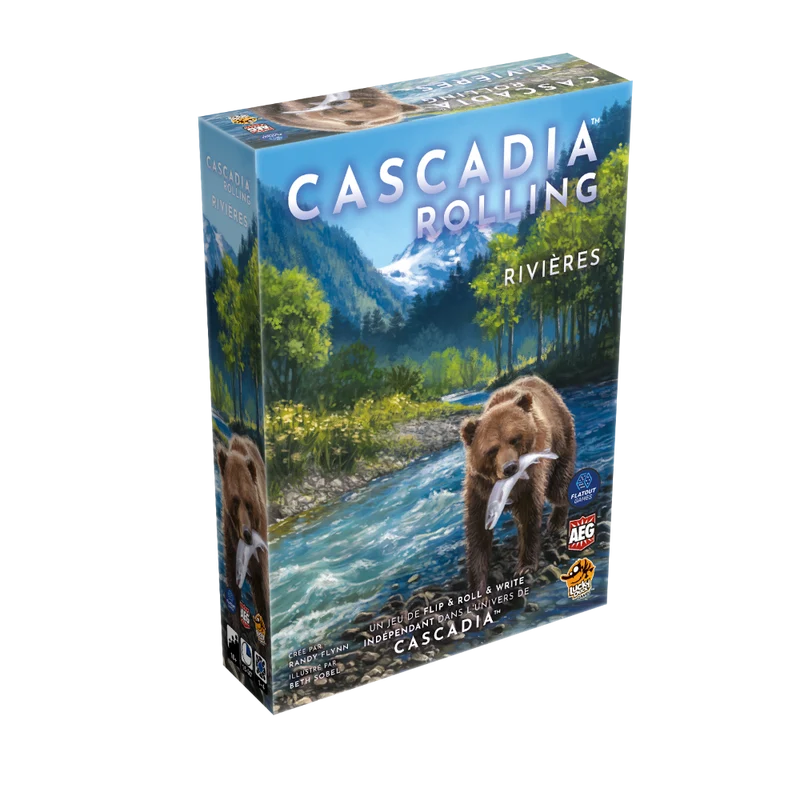 Cascadia Roll & write Rivières (Version française)
