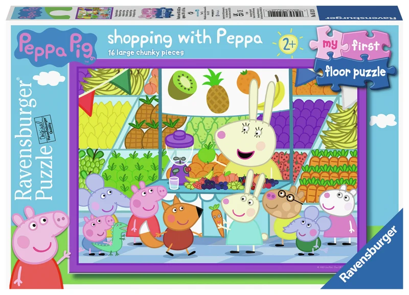 Magasinage avec Peppa Pig, 16 pièces